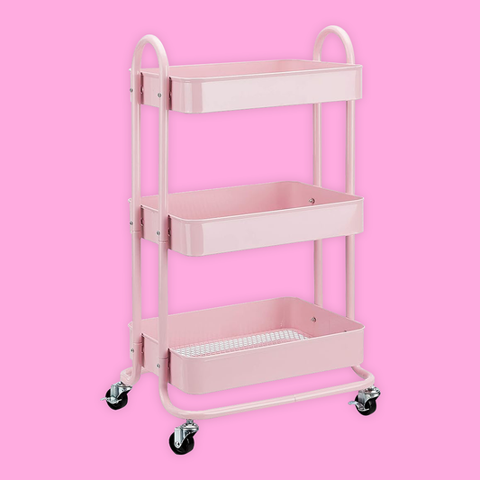 Carrito Auxiliar Organizador Pink