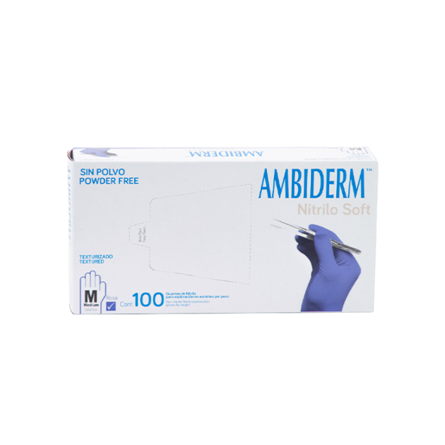 Guantes de Nitrilo Ambiderm Soft